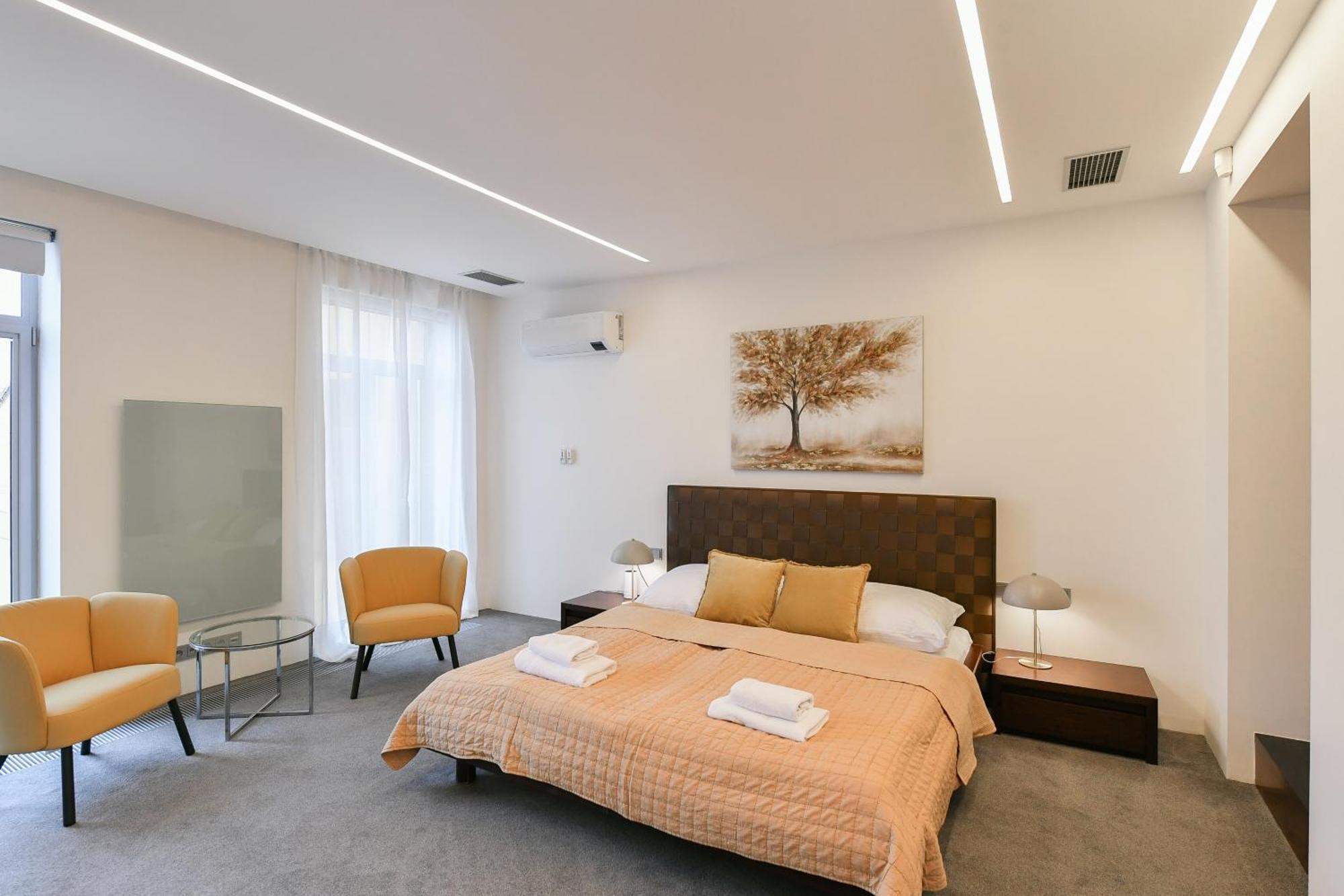 Presidential Penthouse, 303M2, Jacuzzi On Terrace, Sauna, 6Bdrm, 4Bthrm, Ac, Lift Prag Exterior foto